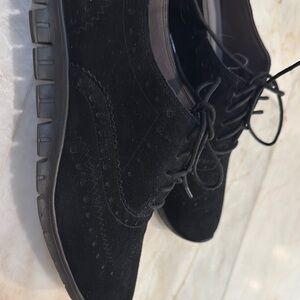 Cole Haan Black Luxurious Oxfords
